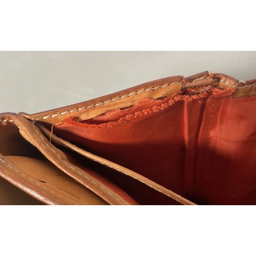 Vintage Coach‎ Canvas Leather Men's Signature Print Wallet